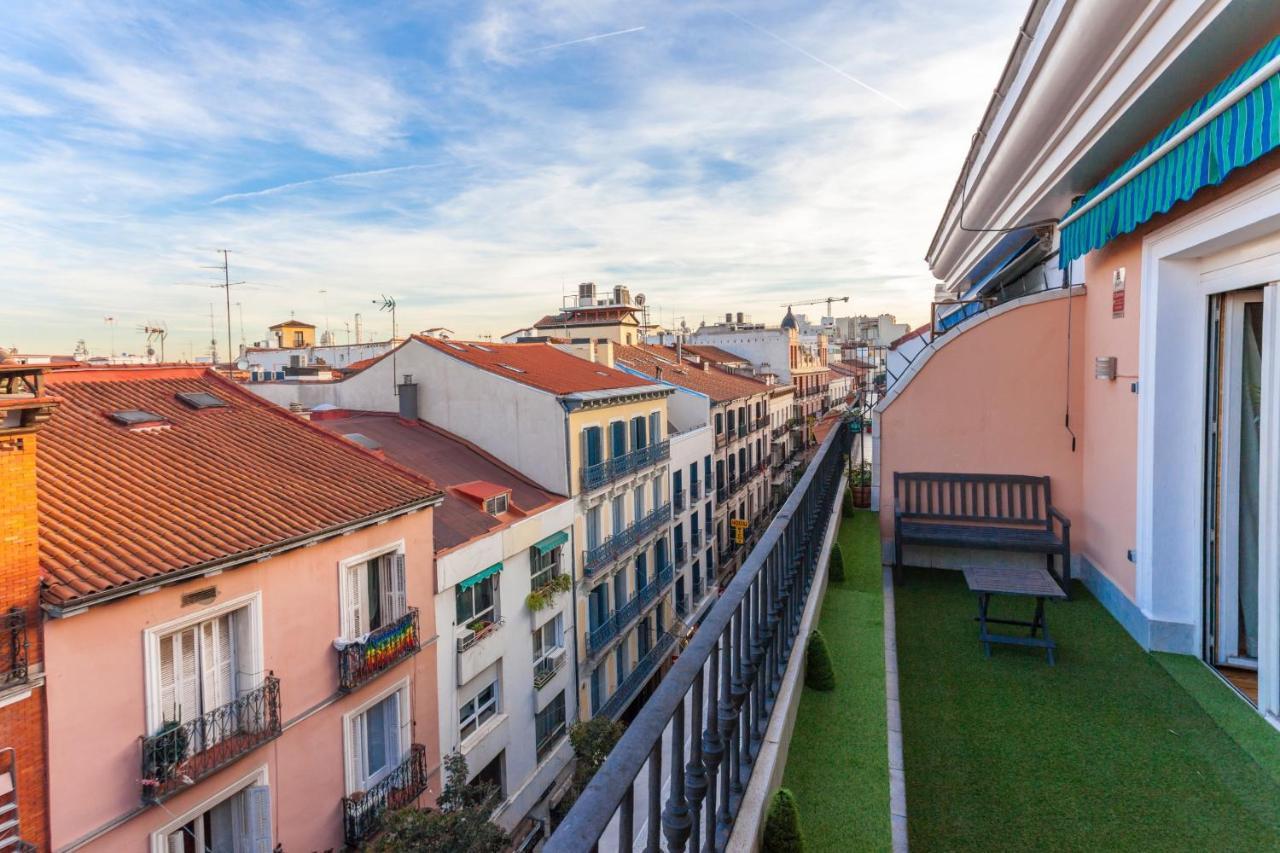 Apartamento Gran Via Terrace En Madrid Exterior foto
